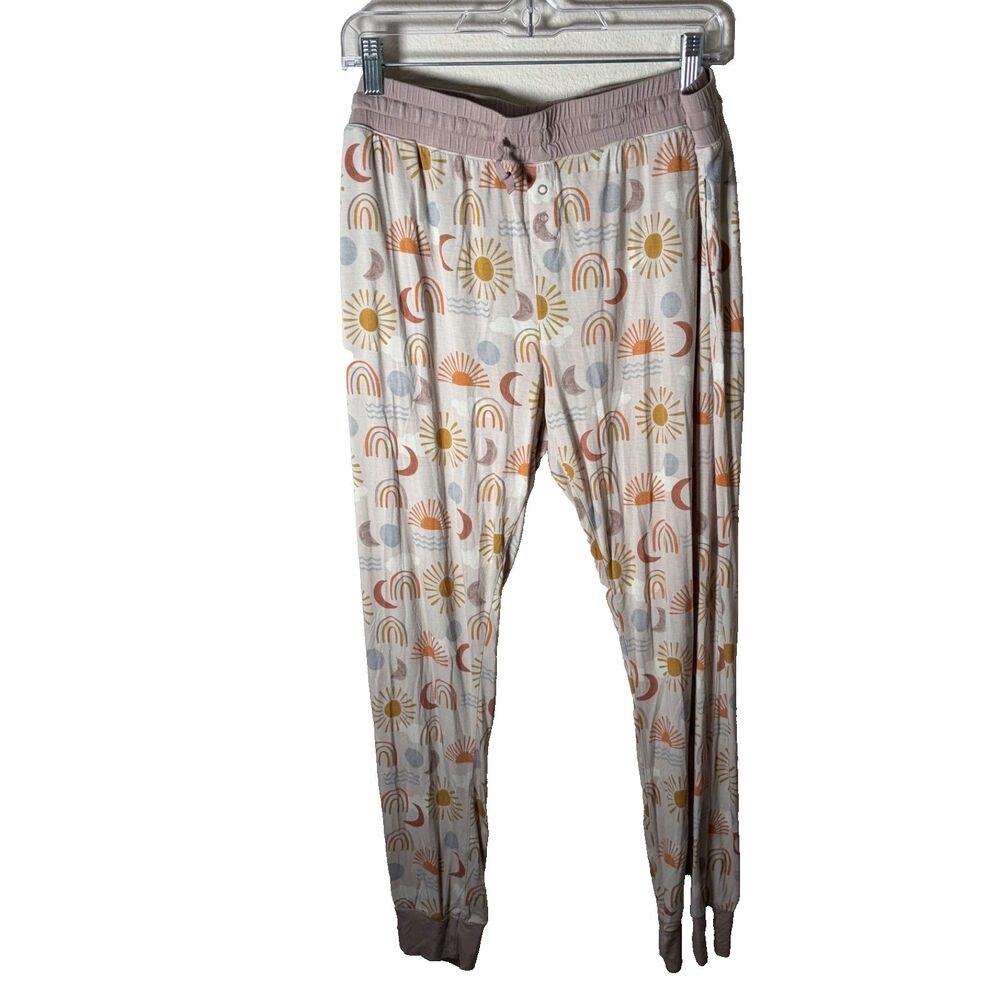 Little Sleepies Pajama Pants Women's XL Sun Moon Bamboo Joggers Lightweight